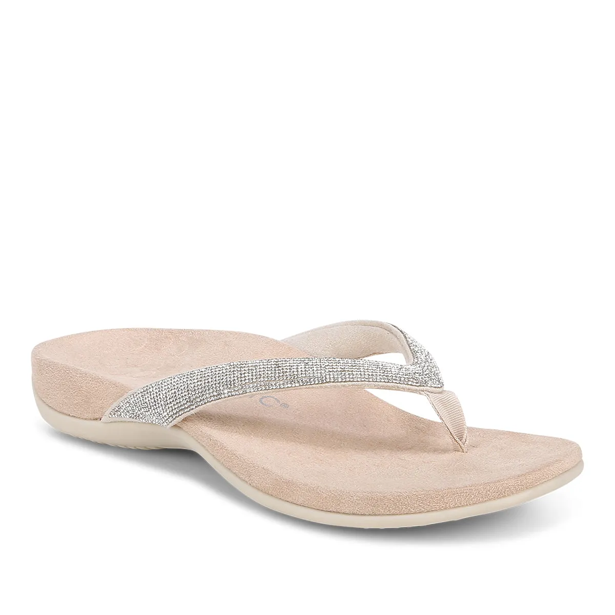 Dillon Shine Toe Post Sandal