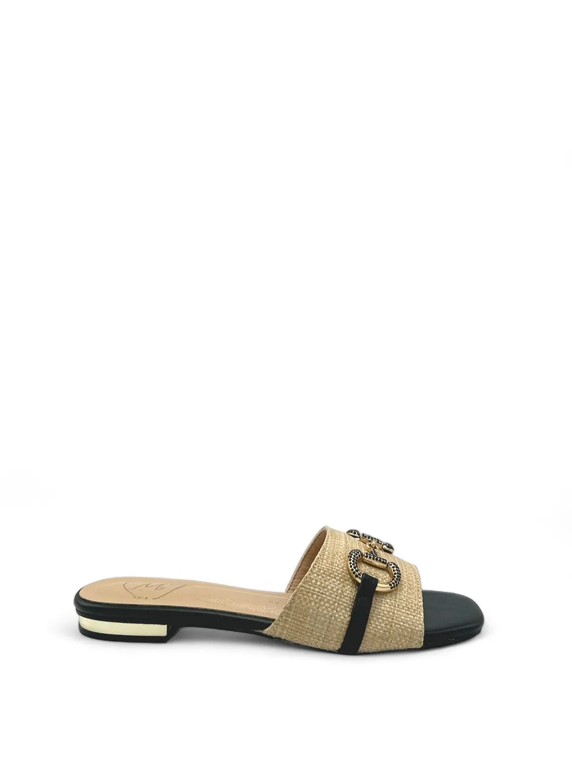 Dona Flats Horsebit Detailed Flat Sandals