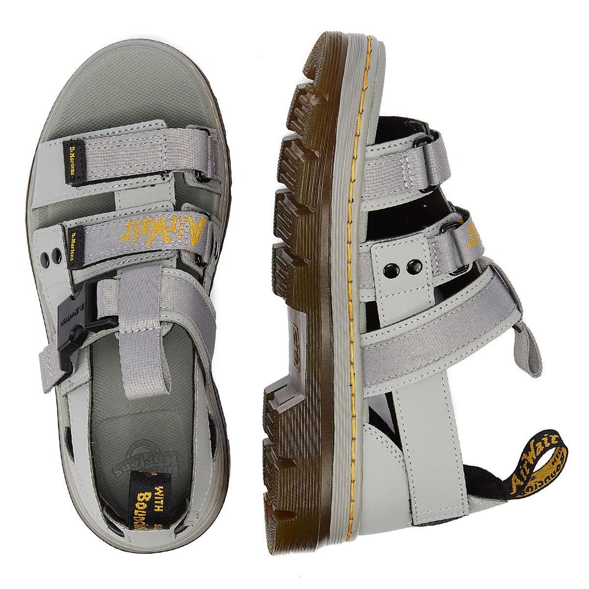 Dr. Martens Pearson Mid Grey Element Sandals