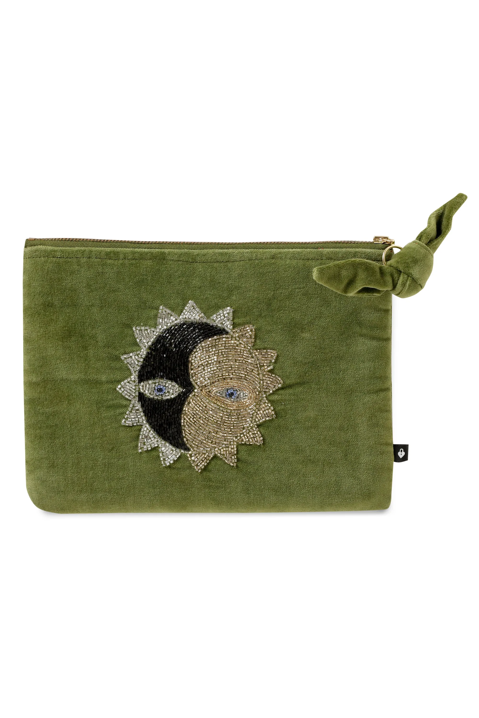 Emily Lovelock Sea Kelp Velvet Pochette