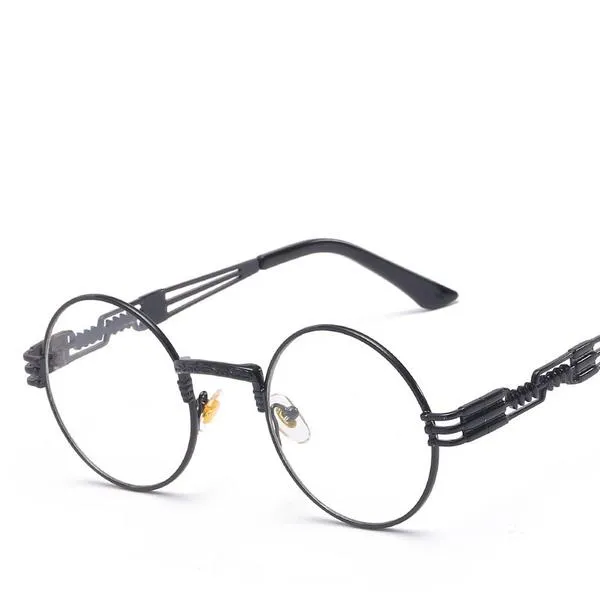 EPOCA RETRO BLACK WITH SILVER FRAME SHADES