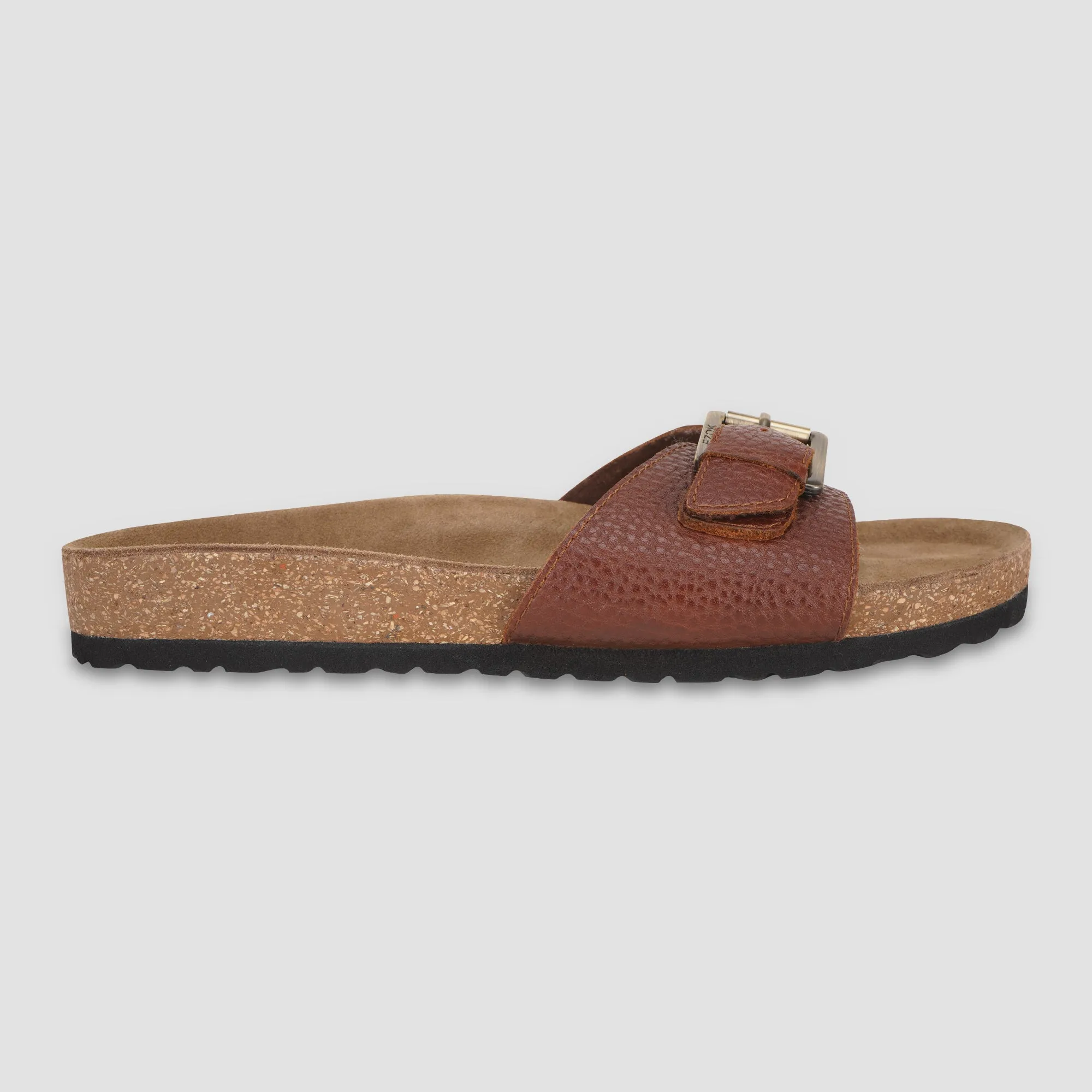 Ezok Tan Leather Sandal For Men