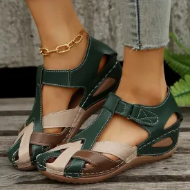 Flat sandals with open toe 2024