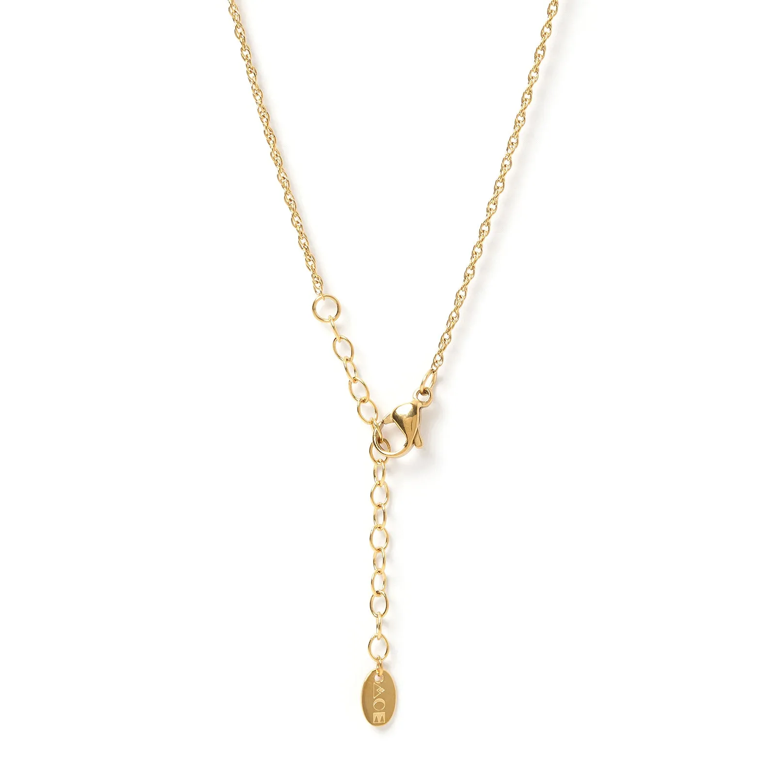 Gia Gold Necklace - Stone