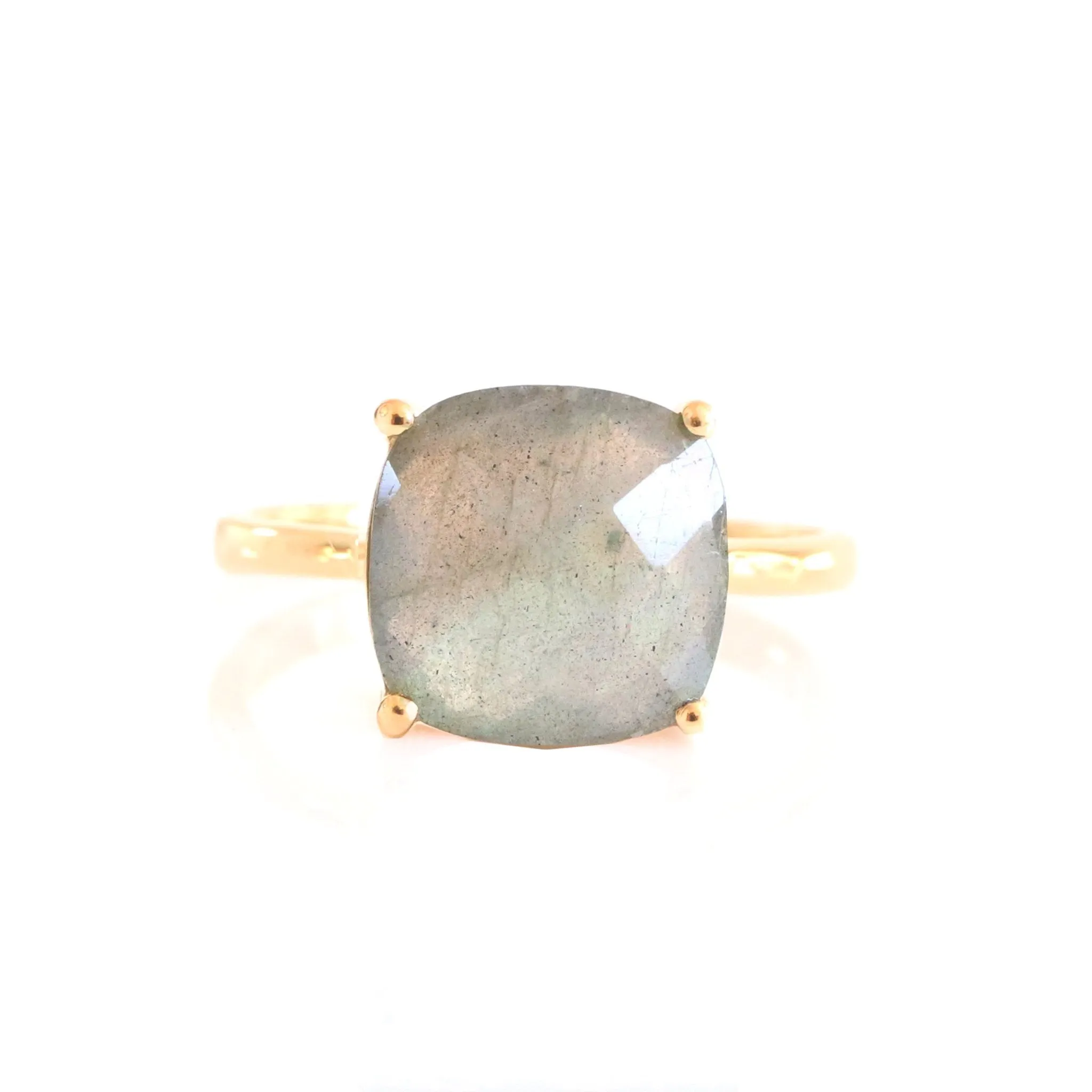 GLEE RING - LABRADORITE & GOLD