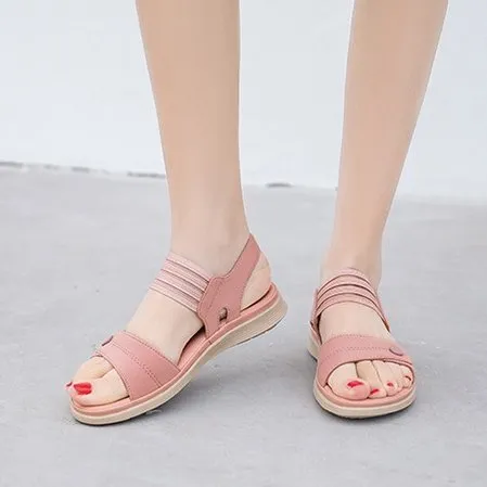 GroovyWish Flat Arch Support Lovely Summer Footwear Sturdy Cushion Women Orthopedic Sandals