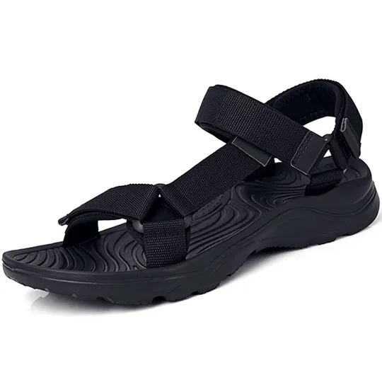 Groovywish Men Orthopedic Sandals Adjustable Straps