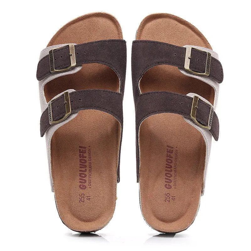 Groovywish Summer 2023 Men Retro Casual Orthopedic Sandals Arch Support Slides