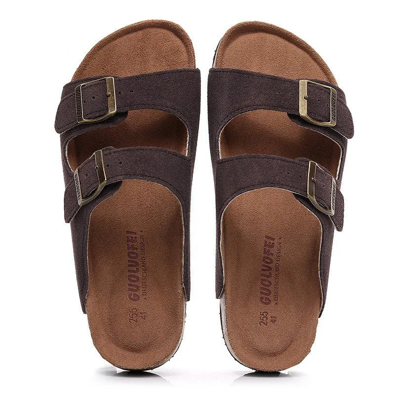 Groovywish Summer 2023 Men Retro Casual Orthopedic Sandals Arch Support Slides