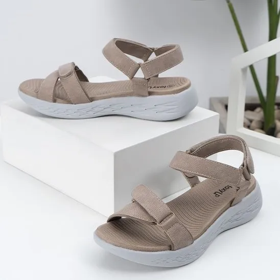 GroovyWish Velcro Buckle EVA Platform Orthopedic Sandals For Women Casual Summer 2023