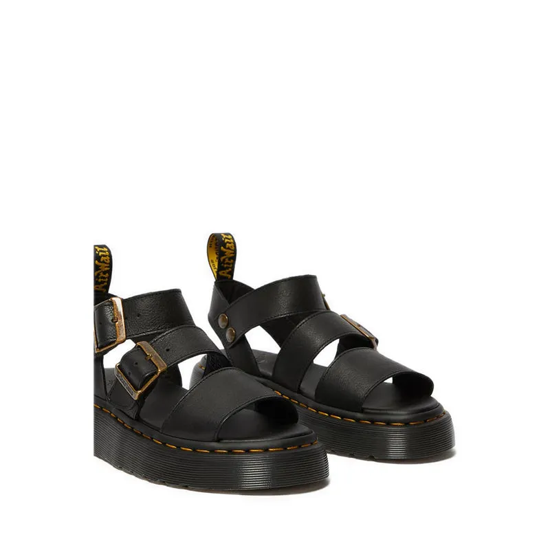 Gryphon Quad Black Pisa Sandals