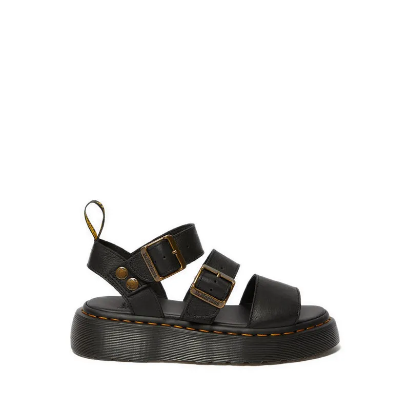 Gryphon Quad Black Pisa Sandals