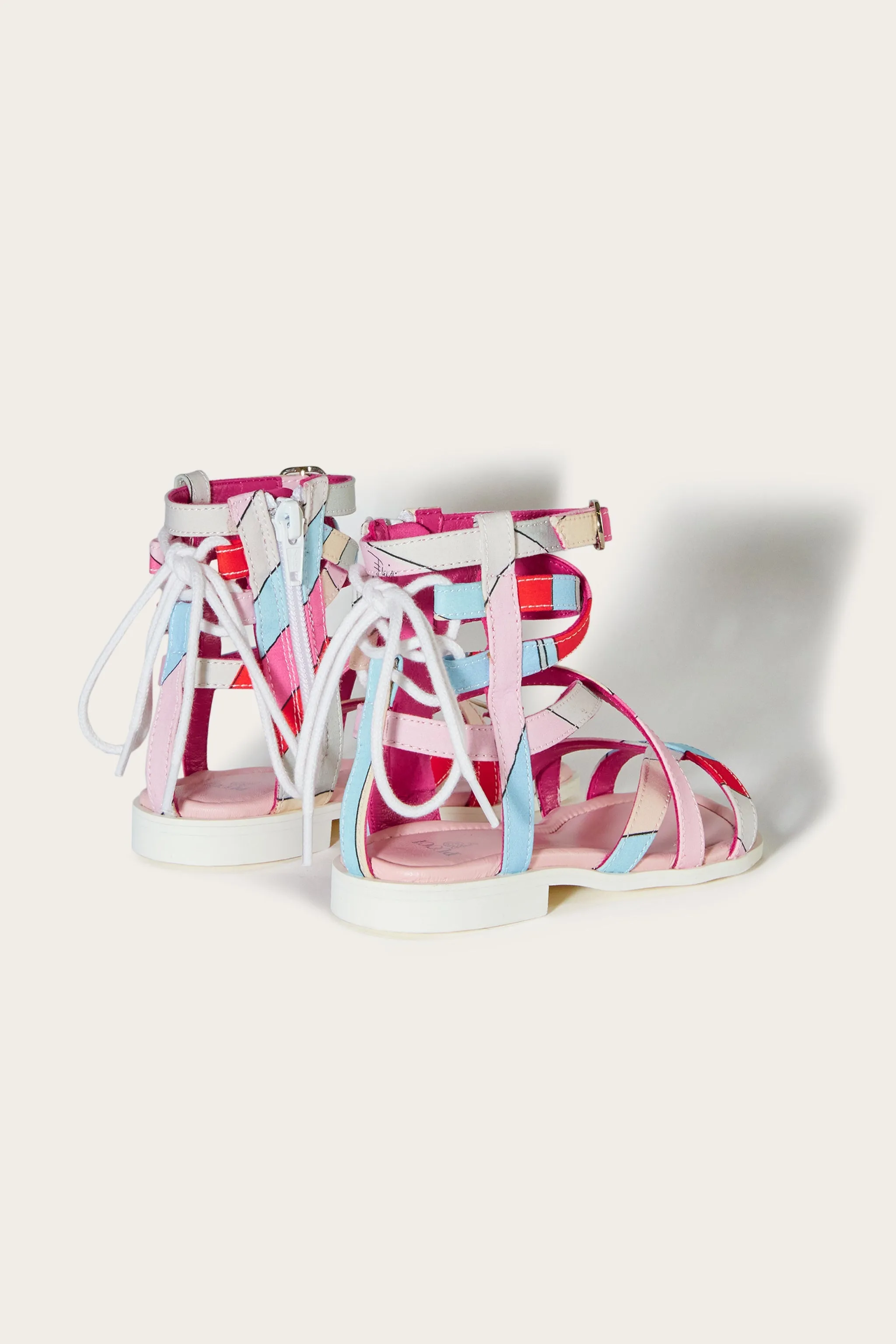 Iride-Print Sandals