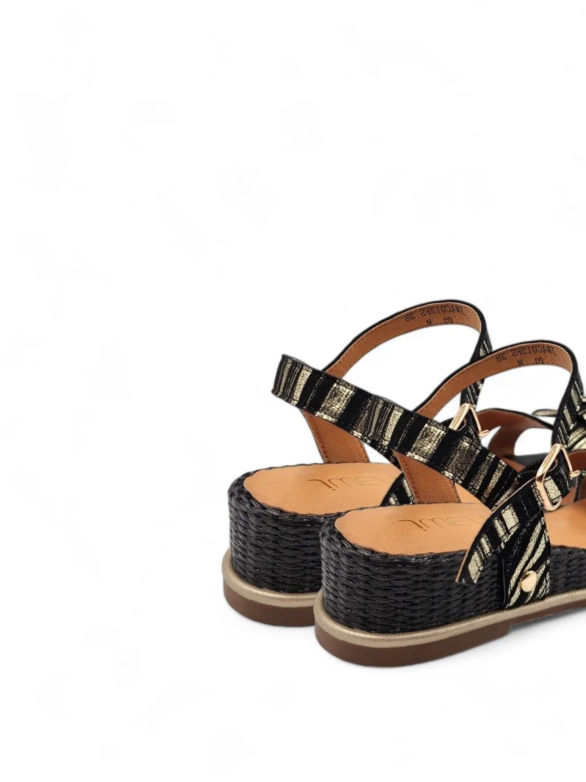 Jardin Flora Flat Sandals