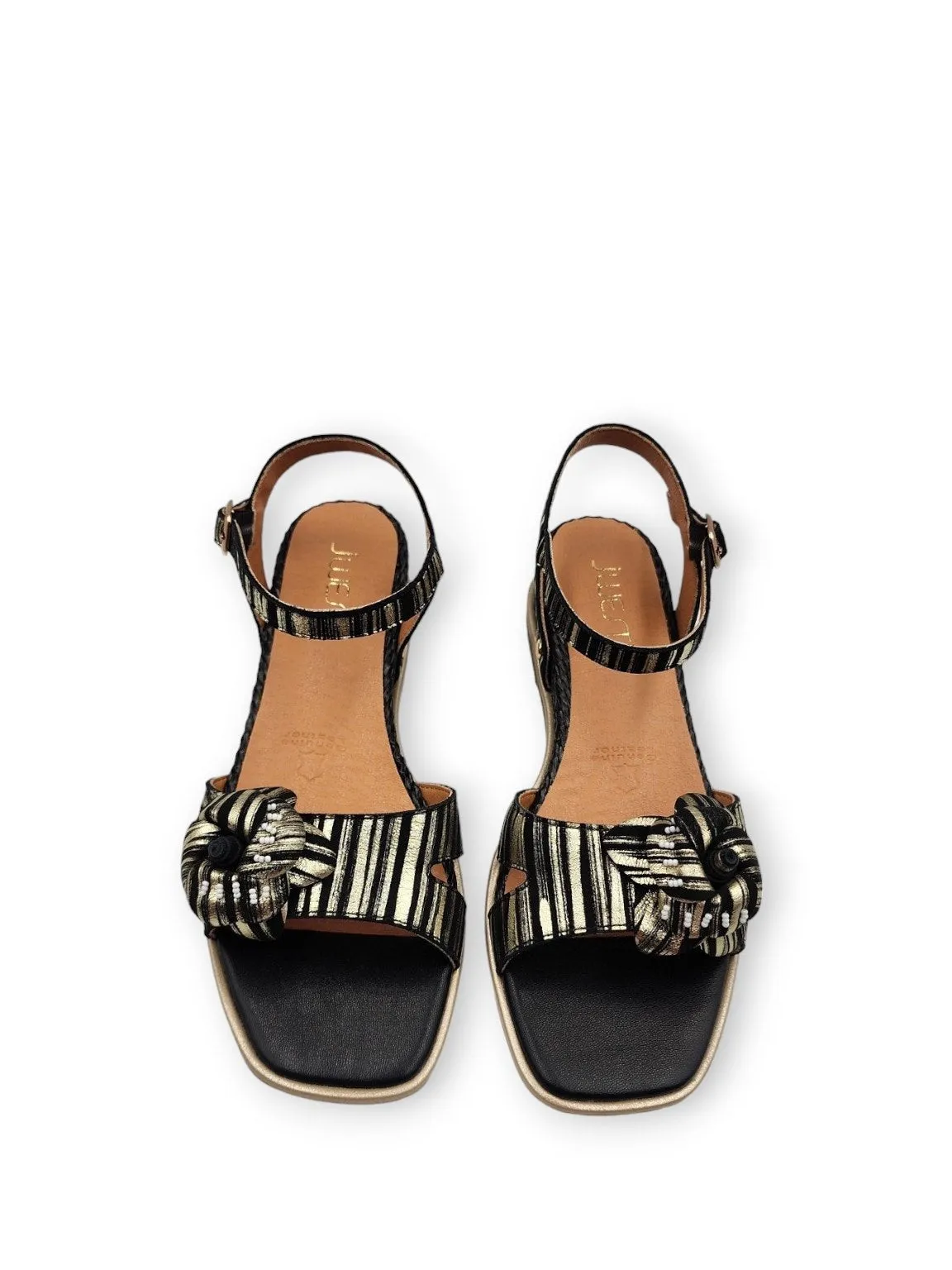 Jardin Flora Flat Sandals