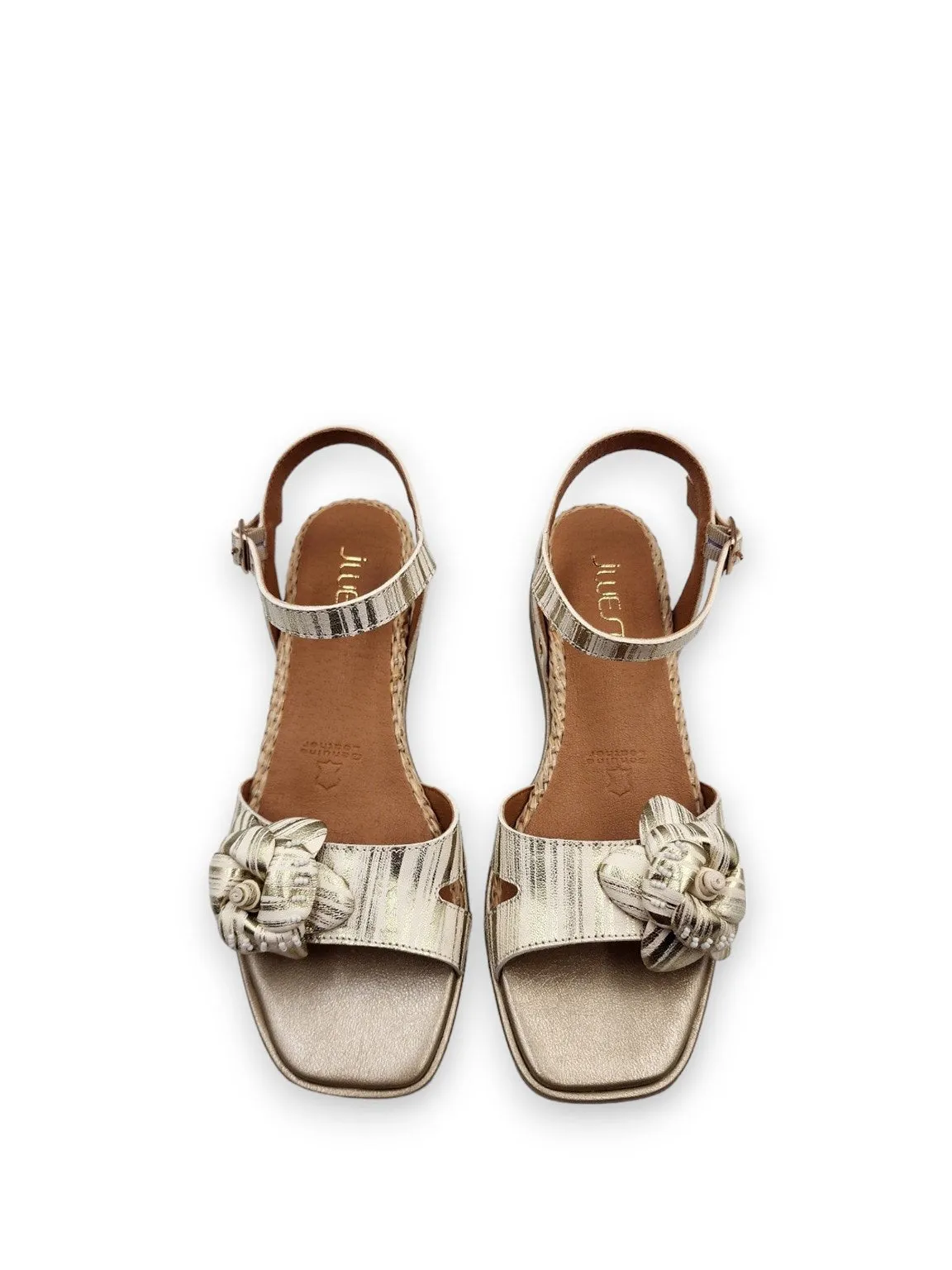 Jardin Flora Flat Sandals