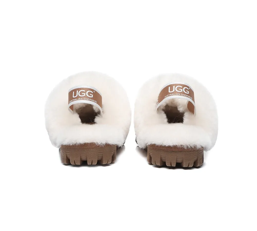 Kids Ugg Slingback Slippers Sandals Waffle Plus