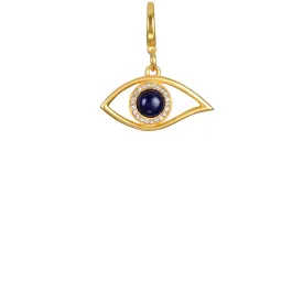 Lapis Evil Eye Clip-On Charm