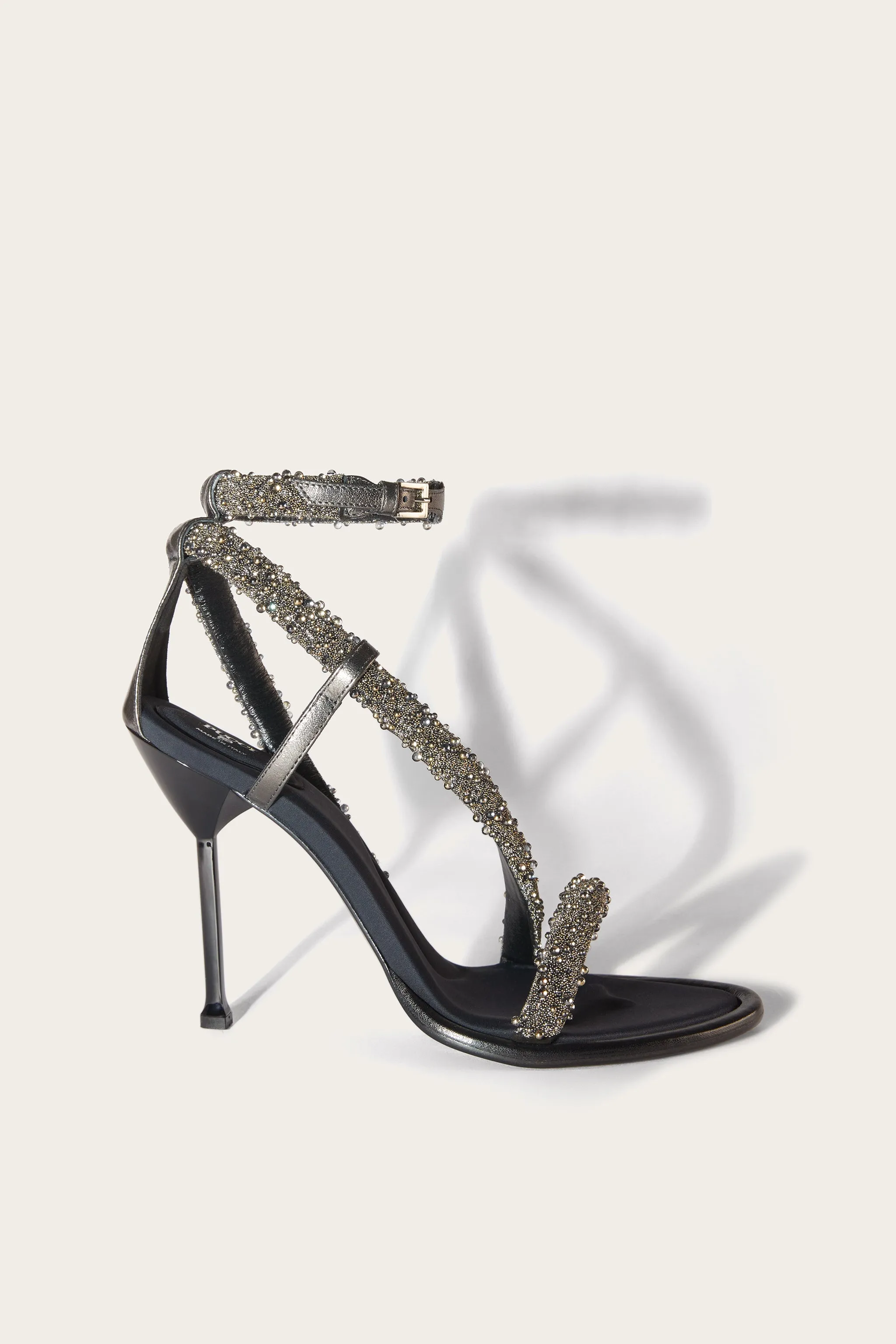 Lee Bead-Embellished Sandals