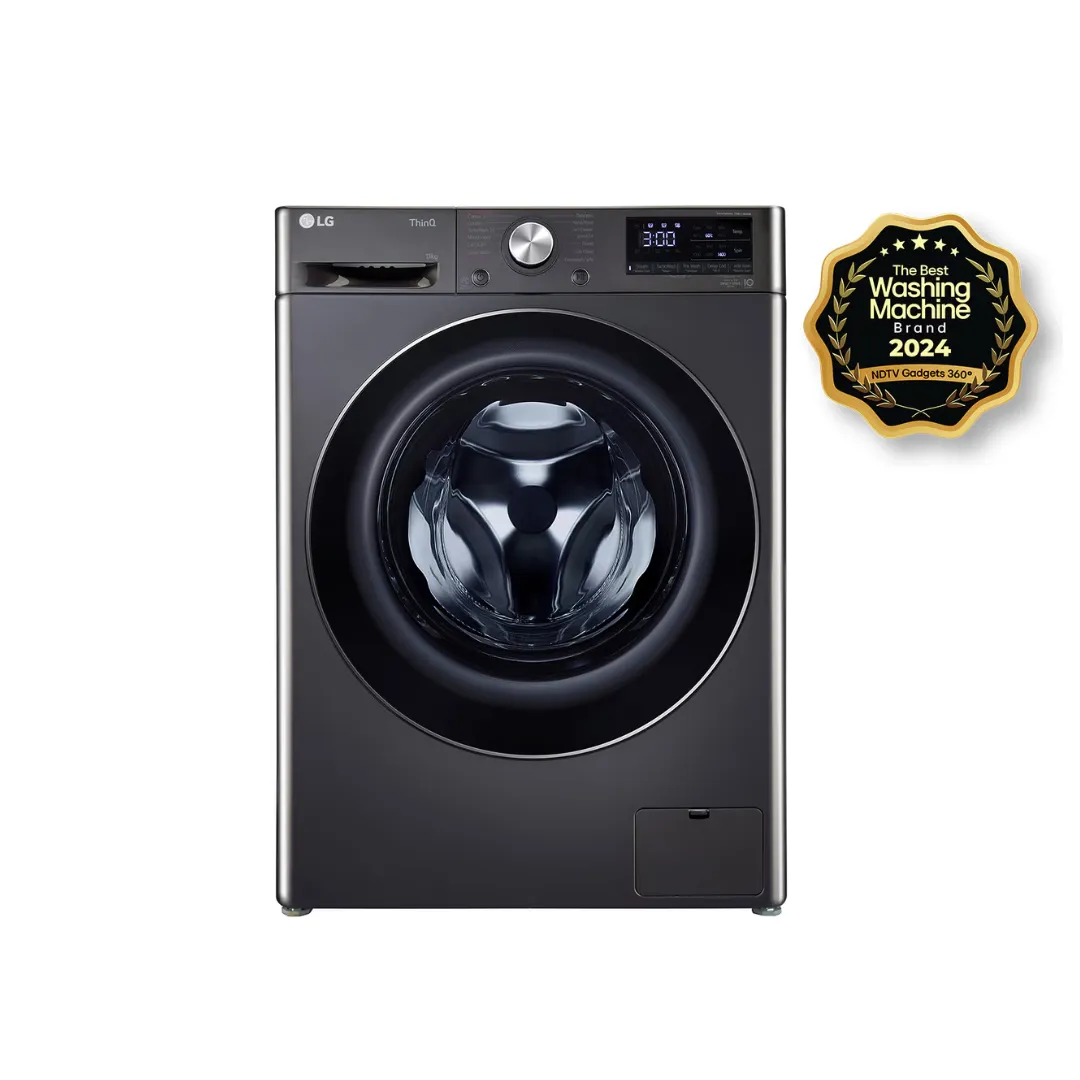 LG 11Kg Front Load Washing Machine, AI Direct Drive™, Black VCM