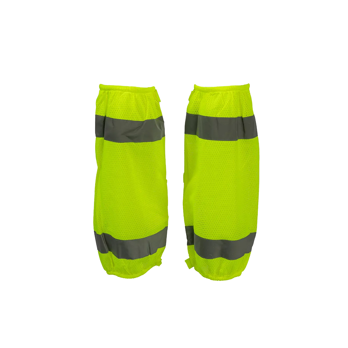 LMG-CE ANSI Class E Lime Mesh Reflective Leggings/Gaiters With Adjustable Velcro Closures