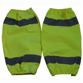 LOG-CE Lime ANSI Class E Waterproof Reflective Leggings/Gaiters