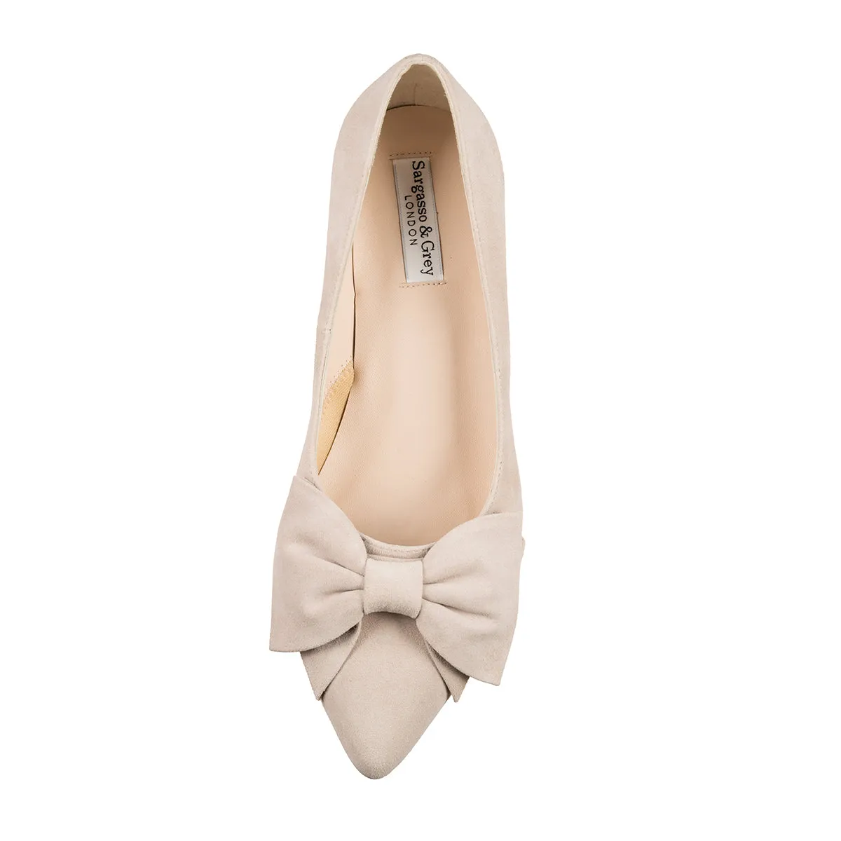 Lori Extra-Wide Fit Court Shoe – Sand Suede