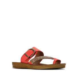 Los Cabos Bria Burnt Orange Light Flexible Sandal Jandal