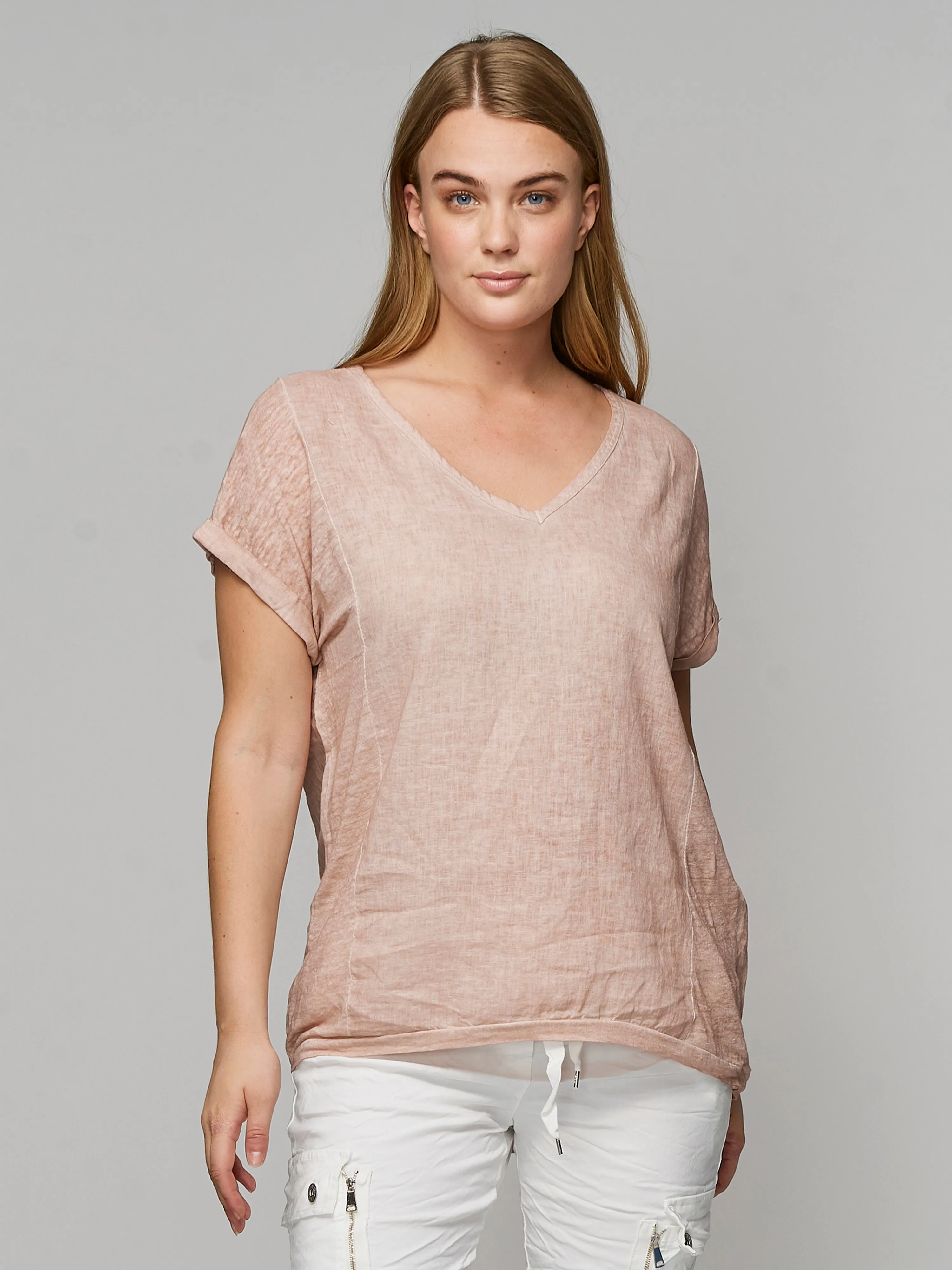 LUISA blouse - Ash Rose