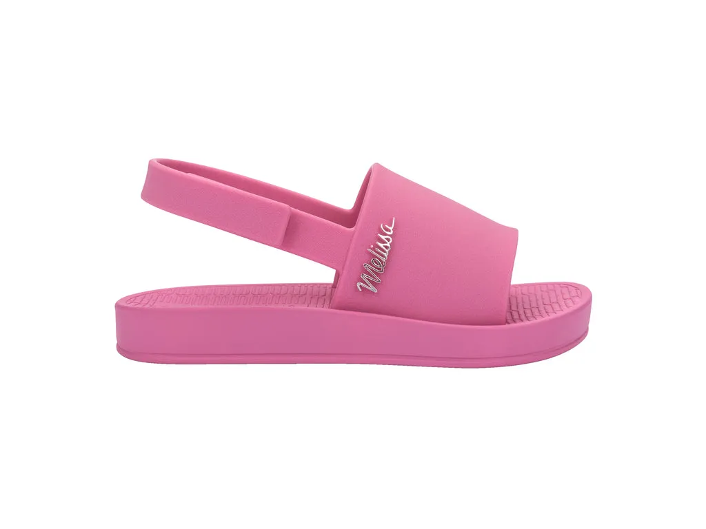 Mini Melissa Sun Sunset Pink Flat Sandals For Babies