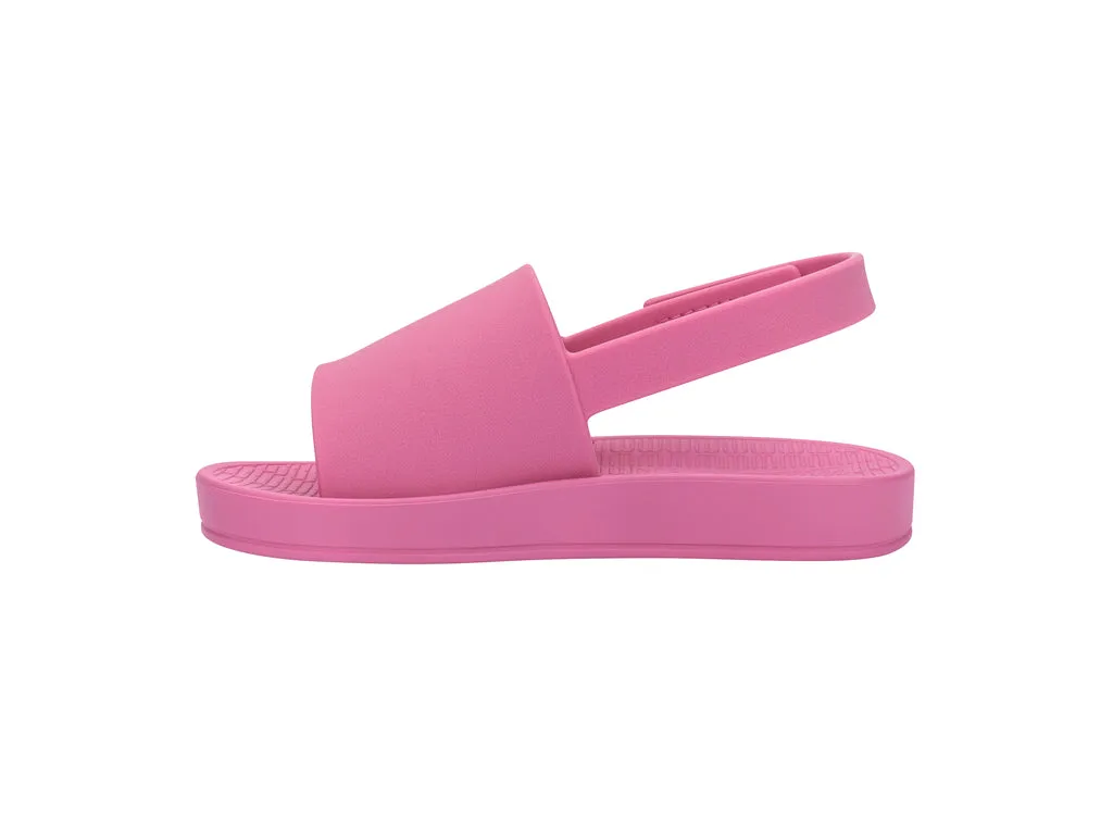 Mini Melissa Sun Sunset Pink Flat Sandals For Babies