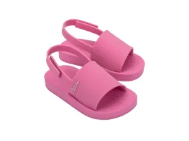 Mini Melissa Sun Sunset Pink Flat Sandals For Babies