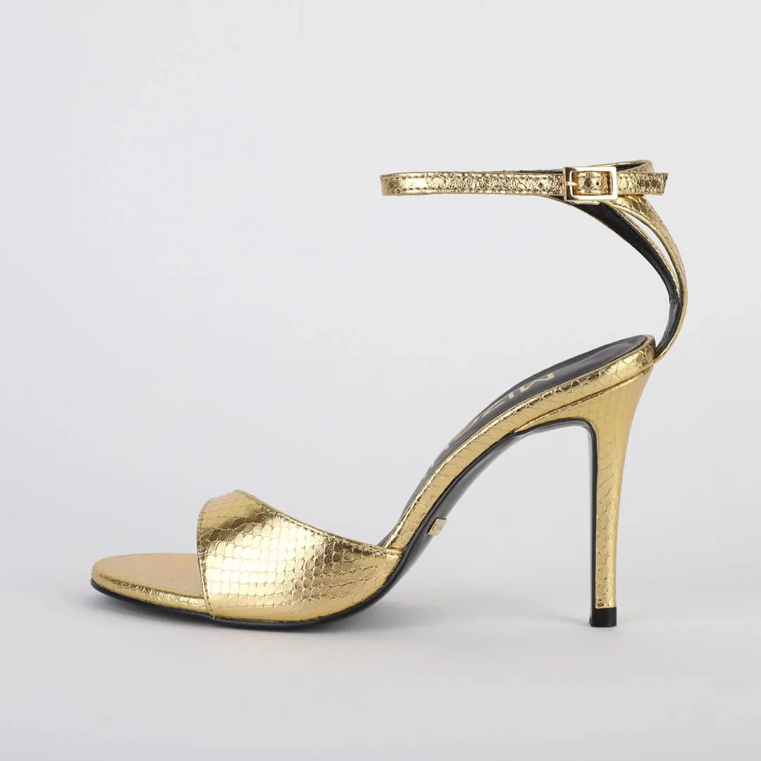 NEW BALLAN - metallic party sandals