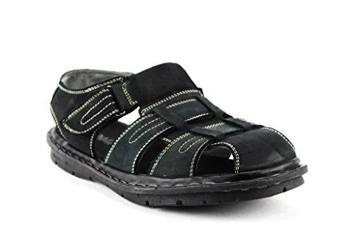 New Men's S-502 Heel Strap Fisherman Leather Sandals