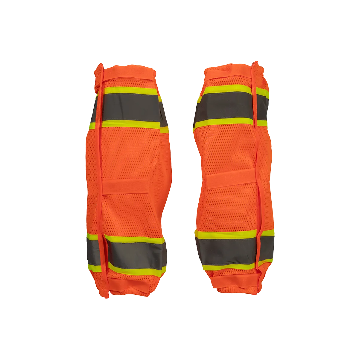 OMGL-CE ANSI Class E Orange Mesh/Lime Contrast Reflective Leggings With Adjustable Velcro Closures