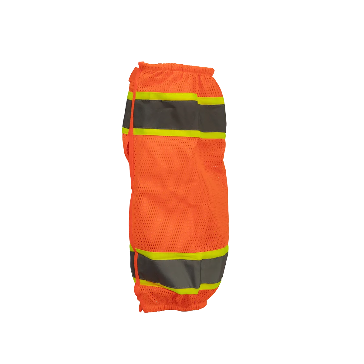 OMGL-CE ANSI Class E Orange Mesh/Lime Contrast Reflective Leggings With Adjustable Velcro Closures