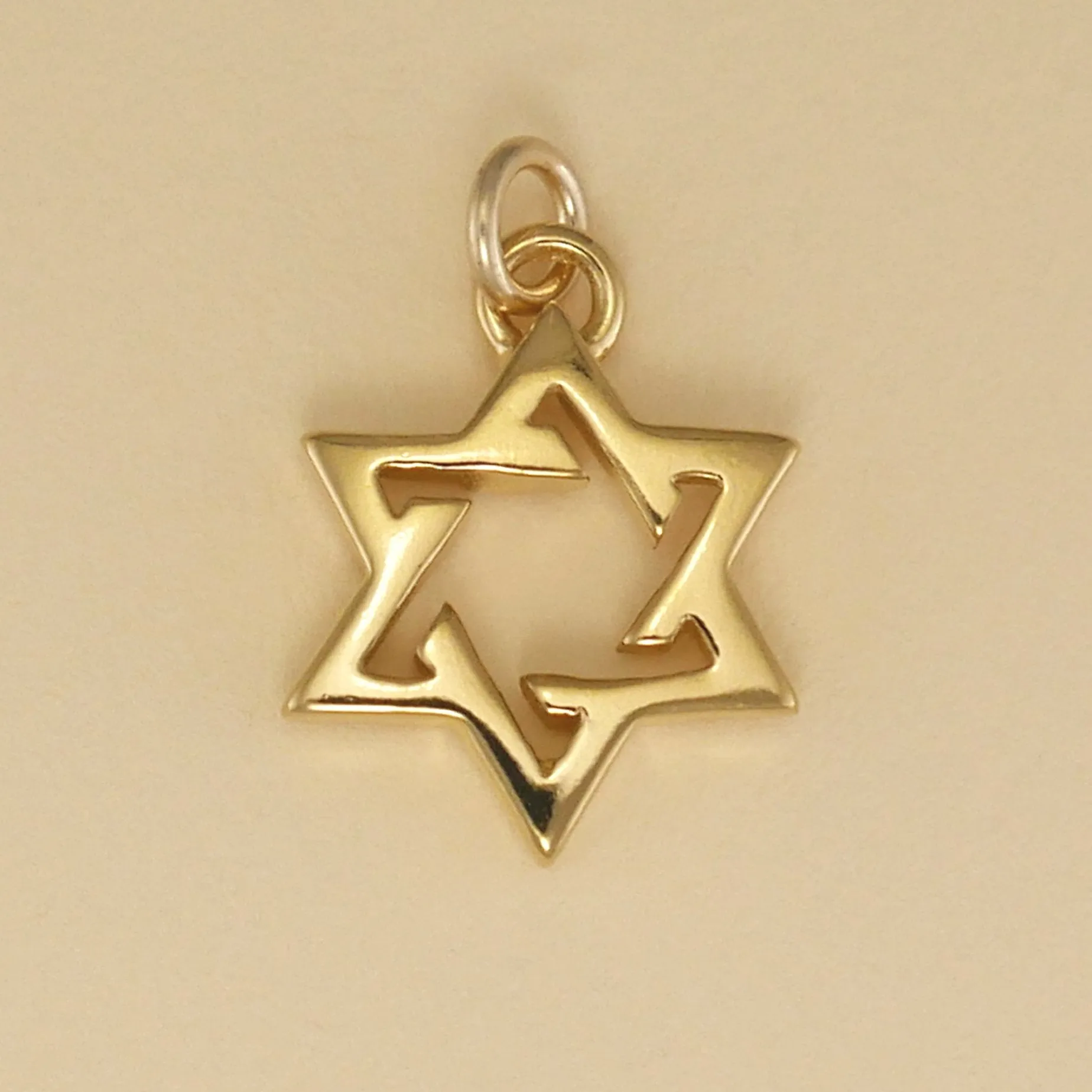 Open Six Point Star Charm