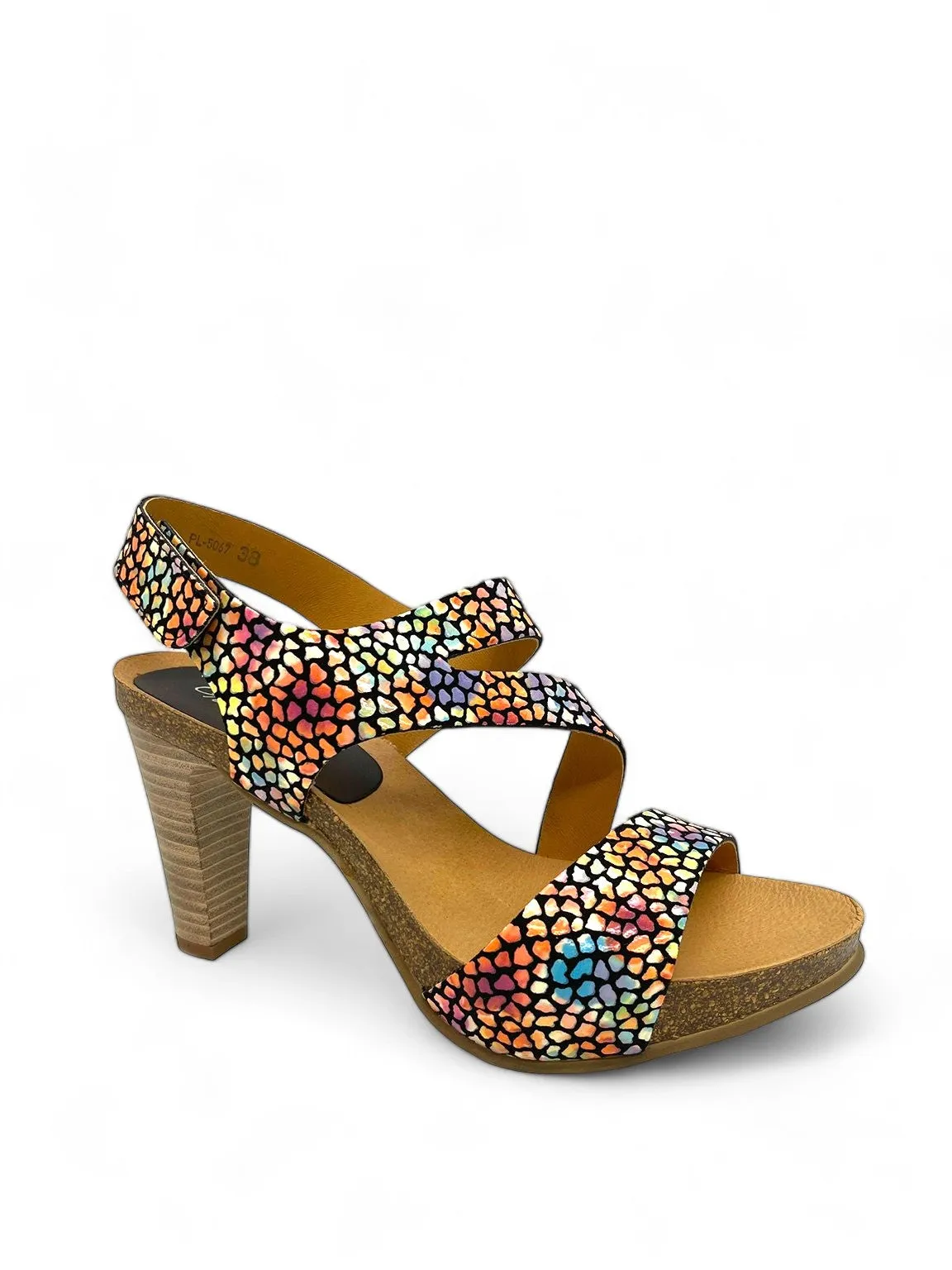 Penny Mosaic Heel Sandals