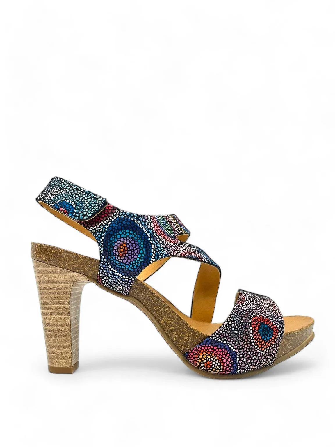 Penny Mosaic Heel Sandals