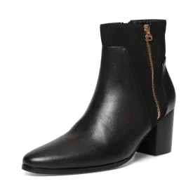 Pointed Zip Men Boots