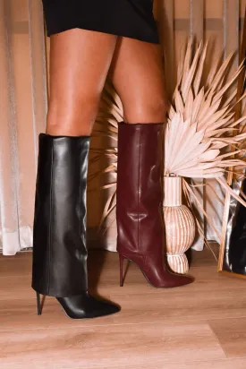 Pointy Toe & Heel High Boot