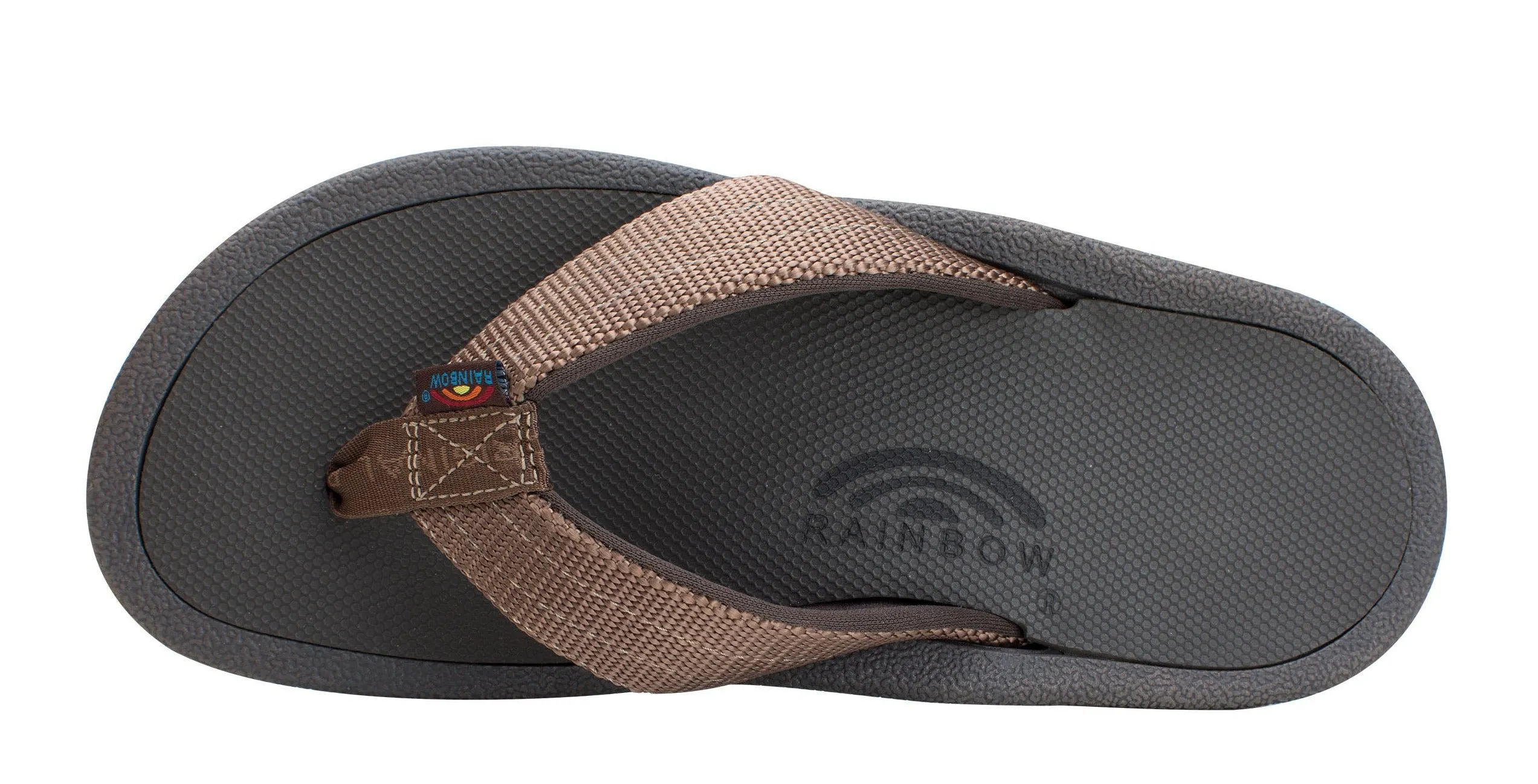 Rainbow Men's Mariner - Rubber Orthopedic with Arch and Tapered Nylon Strap Sandal 2023