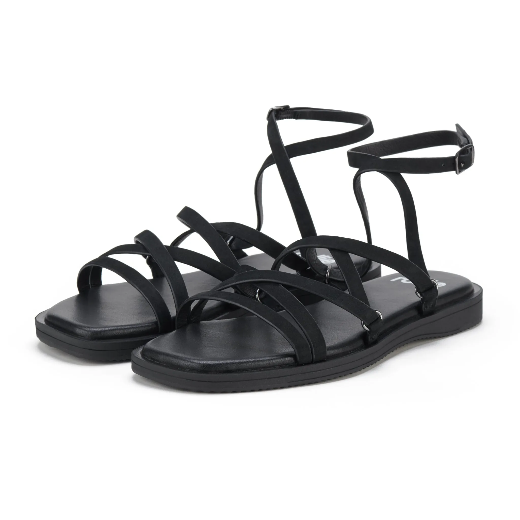 Roman Sandal All Black