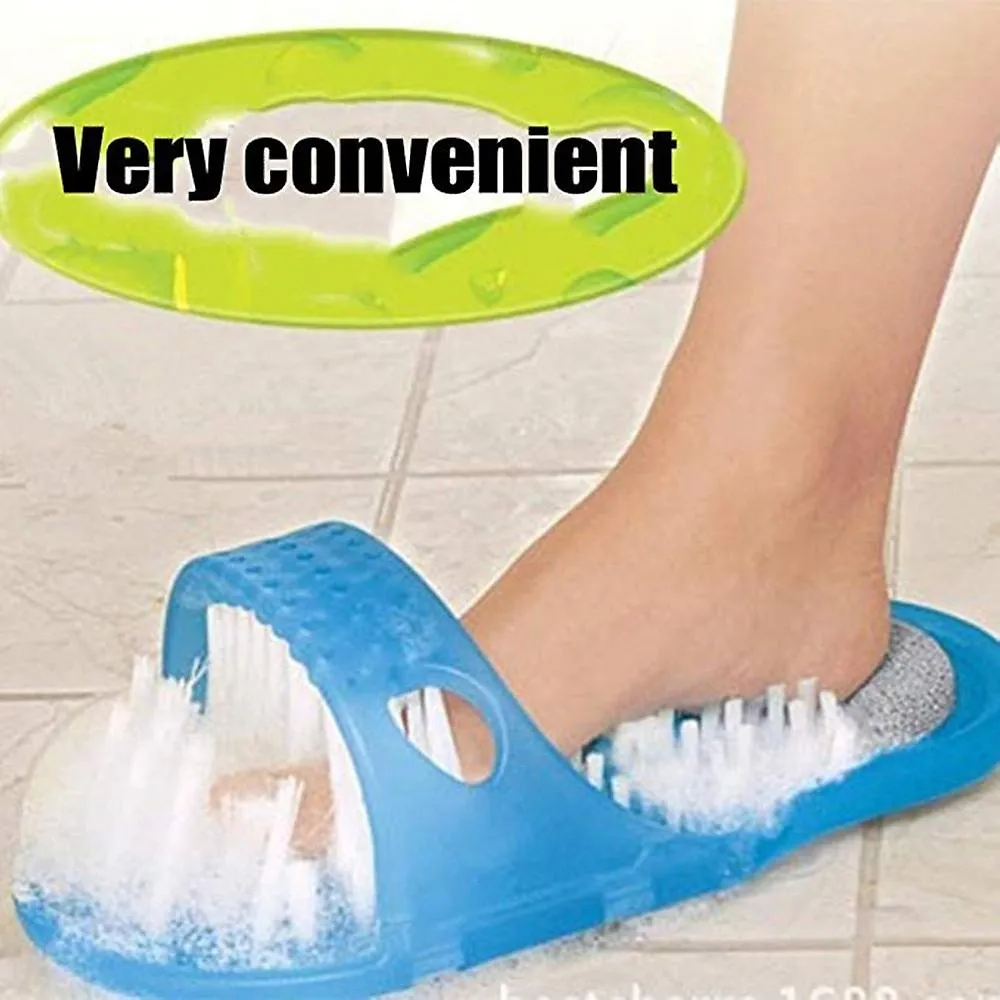 Shower Foot Feet Cleaner Scrubber Washer Foot BrUSh HoUSehold Massager Slipper Massage Sandals Fa0541