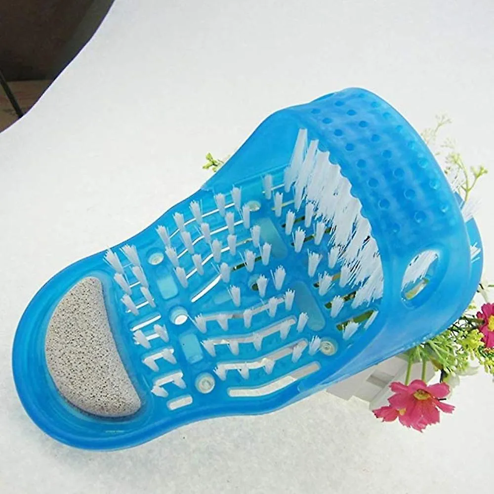 Shower Foot Feet Cleaner Scrubber Washer Foot BrUSh HoUSehold Massager Slipper Massage Sandals Fa0541