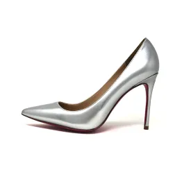 Silver Pink Sole High Heel - Final Sale