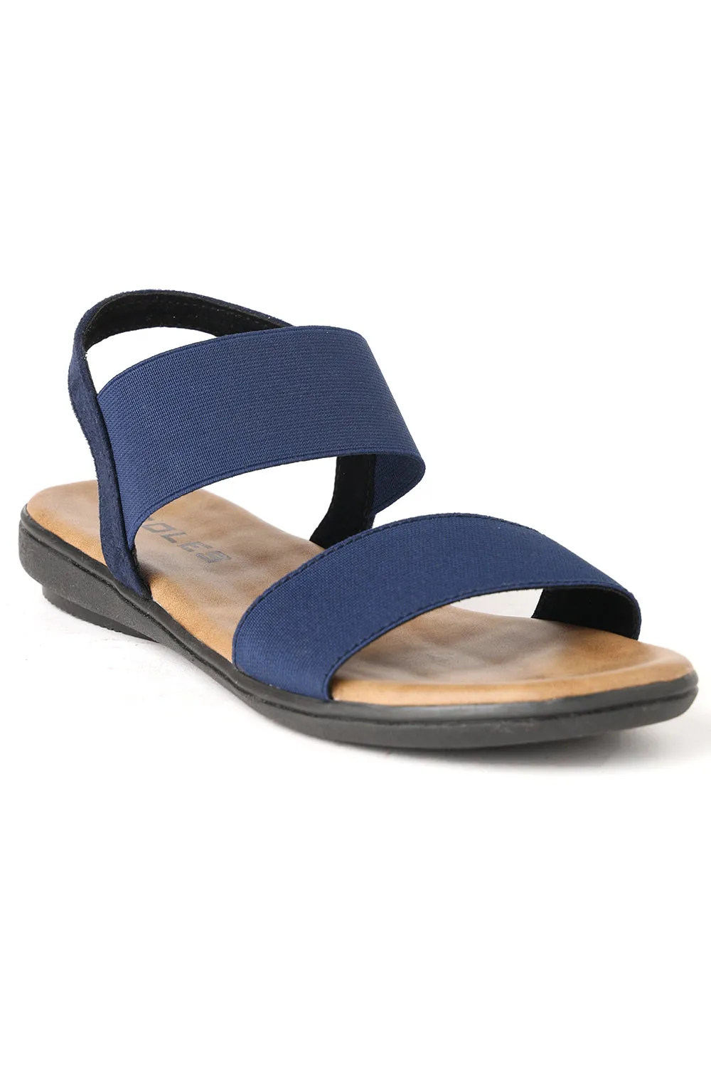 SOLES Chic Blue Flat Sandals- Add a Splash of Color to Your Summer