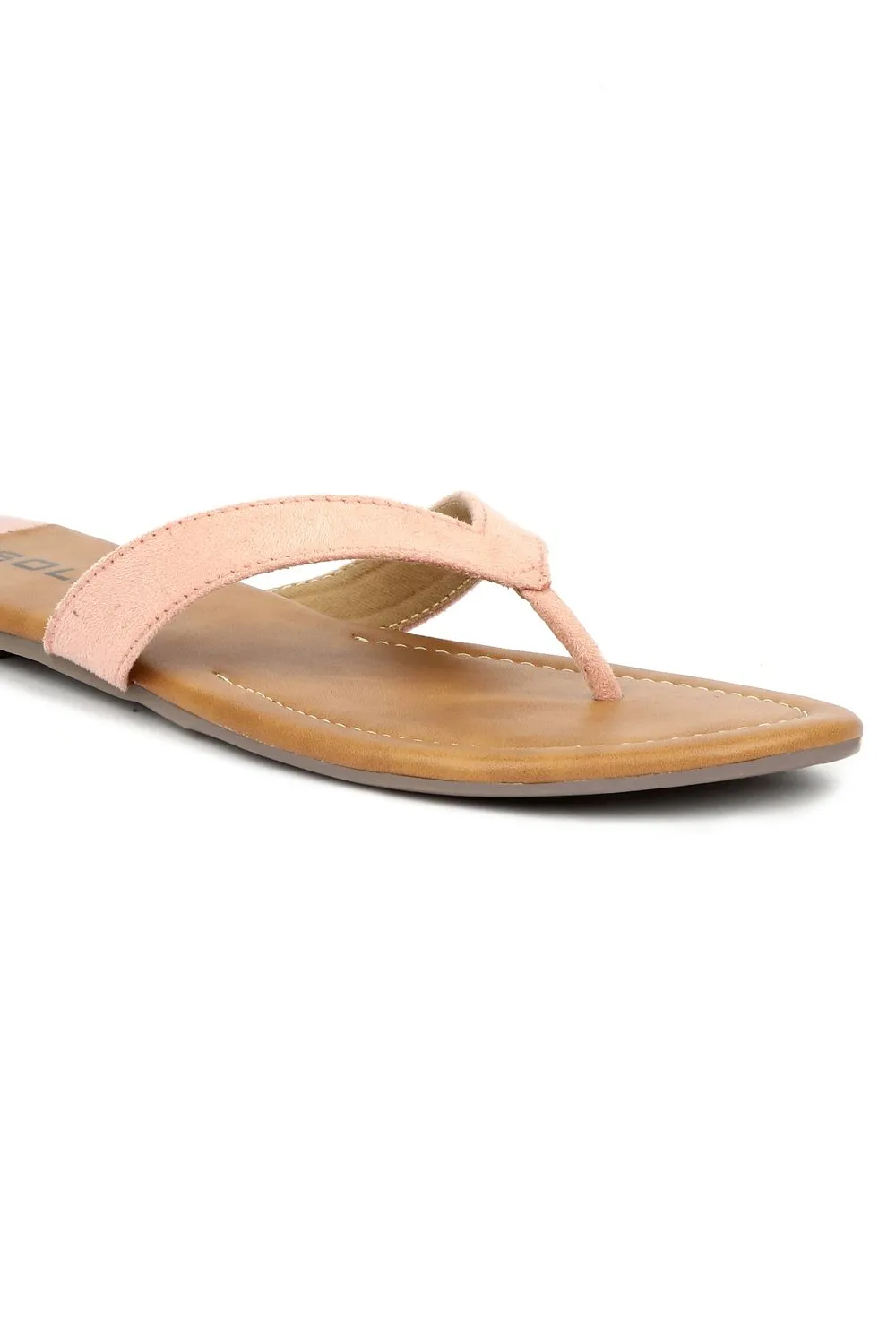 SOLES Pretty Pink Flat Sandals - Luxurious Elegance