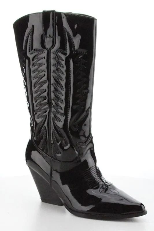 Southern Belle Metallic Cowboy Boots