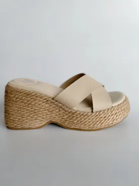 Step In Style Wedge - Beige